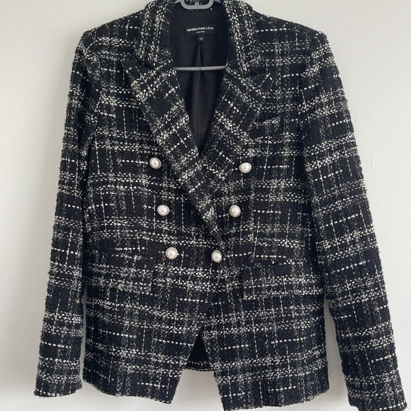 GENERACION LOVE BACK BLAZER-SILVER